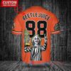 Orioles Beetlejuice Halloween World Series Trophy Baseball Jersey - Orange