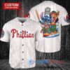 Philadelphia Phillies x Lilo & Stitch with Trophy Baseball Jersey White