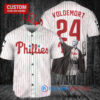 Philadelphia Phillies x Lord Voldemort Harry Potter with Trophy Custom Baseball Jersey White