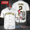 Pittsburgh Pirates x Dr Seuss with World Series Trophy Custom Baseball Jersey White