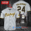 Pittsburgh Pirates x Lord Voldemort Harry Potter with Trophy Custom Baseball Jersey Gray