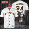 Pittsburgh Pirates x Lord Voldemort Harry Potter with Trophy Custom Baseball Jersey White