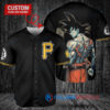 Pittsburgh Pirates x Son Goku Kakarot Super Saiyan Dragon Ball Z with Trophy Baseball Jersey Black
