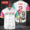 San Diego Padres x Dr Seuss with World Series Trophy Custom Baseball Jersey White City Connect