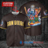 San Diego Padres x Lilo & Stitch with Trophy Baseball Jersey Brown