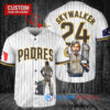 San Diego Padres x Luke Skywalker Star Wars with Trophy Custom Baseball Jersey White
