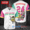 San Diego Padres x SpongeBob SquarePants with Trophy Custom Baseball Jersey White City Connect