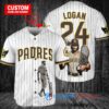 San Diego Padres x Wolverine Logan with Trophy Custom Baseball Jersey White