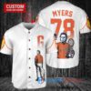 San Francisco Giants x Halloween Michael Myers with Trophy Custom Baseball Jersey White City Connect