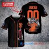 San Francisco Giants x Joker DC Comics with Trophy Custom Baseball Jersey Black
