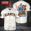 San Francisco Giants x Lilo & Stitch with Trophy Baseball Jersey Cream