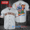 San Francisco Giants x Lilo & Stitch with Trophy Baseball Jersey Gray