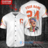 San Francisco Giants x Limited Edition with World Series Trophy Custom Baseball Jersey White City Connect