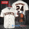San Francisco Giants x Lord Voldemort Harry Potter with Trophy Custom Baseball Jersey Cream