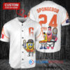 San Francisco Giants x SpongeBob SquarePants with Trophy Custom Baseball Jersey White City Connect