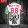 SD Padres Beetlejuice Halloween World Series Trophy Baseball Jersey White