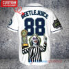 Seattle Mariners Beetlejuice Halloween World Series Trophy Baseball Jersey White