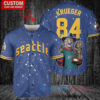 Seattle Mariners Freddy Krueger Halloween World Series Trophy Baseball Jersey