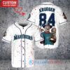 Seattle Mariners Freddy Krueger Halloween World Series Trophy Baseball Jersey White