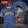 Seattle Mariners Son Goku Super Saiyan DBZ Baseball Jersey - Royal City Connect