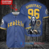 Seattle Mariners x Ghostface Scream Halloween Halloween with World Series Trophy Custom Baseball Jersey Royal City Connect
