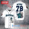 Seattle Mariners x Halloween Michael Myers with Trophy Custom Baseball Jersey White