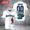 Seattle Mariners x Joker DC Comics with Trophy Custom Baseball Jersey White