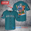 Seattle Mariners x Lilo & Stitch with Trophy Baseball Jersey Aqua