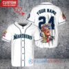 Seattle Mariners x Limited Edition with World Series Trophy Custom Baseball Jersey White