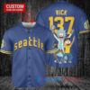 Seattle Mariners x Rick and Morty with Trophy Custom Baseball Jersey Royal City Connect