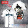 Seattle Mariners x Son Goku Kakarot Super Saiyan Dragon Ball Z with Trophy Baseball Jersey White