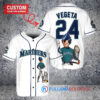 Seattle Mariners x Vegeta Super Saiyan Dragon Ball Z with Trophy Custom Baseball Jersey White