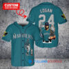 Seattle Mariners x Wolverine Logan with Trophy Custom Baseball Jersey Aqua