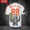 SF Giants Beetlejuice Halloween World Series Trophy Baseball Jersey White