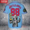 St. Louis Cardinals Beetlejuice Halloween World Series Trophy Baseball Jersey Blue