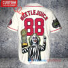 St. Louis Cardinals Beetlejuice Halloween World Series Trophy Baseball Jersey Cream