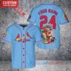 St. Louis Cardinals Limited Edition World Series Trophy Baseball Jersey Blue
