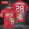 St. Louis Cardinals SpongeBob Baseball Jersey - Red City Connect Trophy