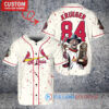 St. Louis Cardinals x Freddy Krueger A Nightmare on Elm Street Halloween with World Series Trophy Custom Baseball Jersey Cream