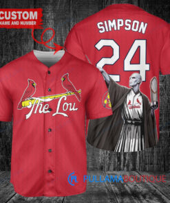 St. Louis Cardinals x Lord Voldemort Baseball Jersey - Red City Connect