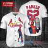 St. Louis Cardinals x Marvel Spiderman with Trophy Custom Baseball Jersey White