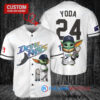 Tampa Bay Rays Baby Yoda Star Wars Mandalorian Trophy Baseball Jersey White