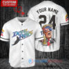 Tampa Bay Rays Limited Edition World Series Trophy Baseball Jersey White