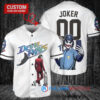 Tampa Bay Rays x Joker DC Comics with Trophy Custom Baseball Jersey White Home Replica