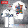 Tampa Bay Rays x Lilo & Stitch with Trophy Baseball Jersey White Alternate Replica