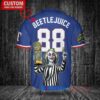 Texas Rangers Beetlejuice Halloween World Series Trophy Baseball Jersey
