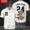 Texas Rangers Limited Edition World Series Trophy Baseball Jersey Cream