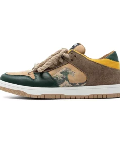 The great wave off Kanagawa inspired sneakers