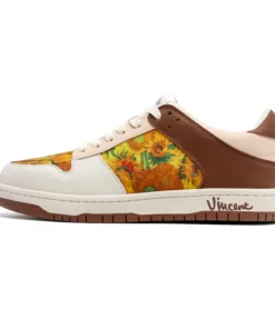 Van Gogh Sunflowers inspired sneakers